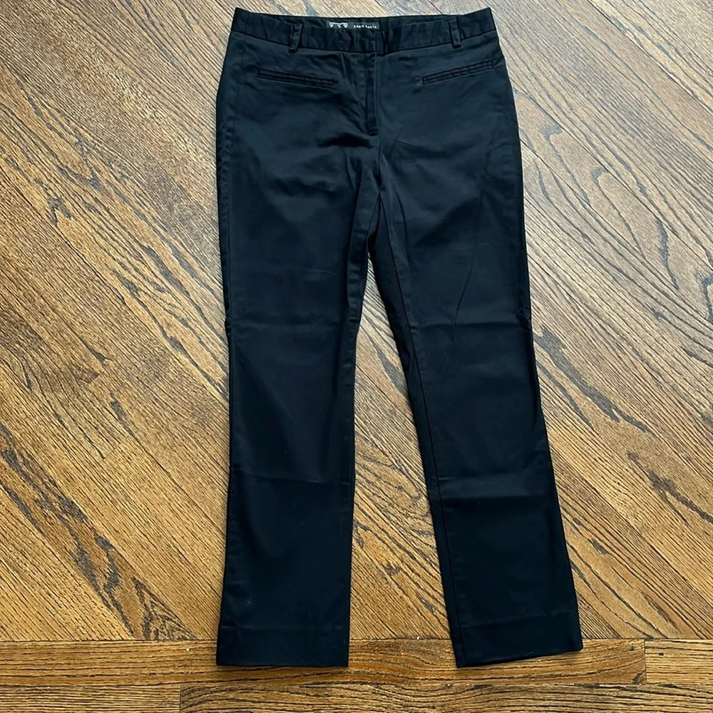 Zara Basics Women’s Black Dress Pants Workwear - size 6 - Picture 1 of 11